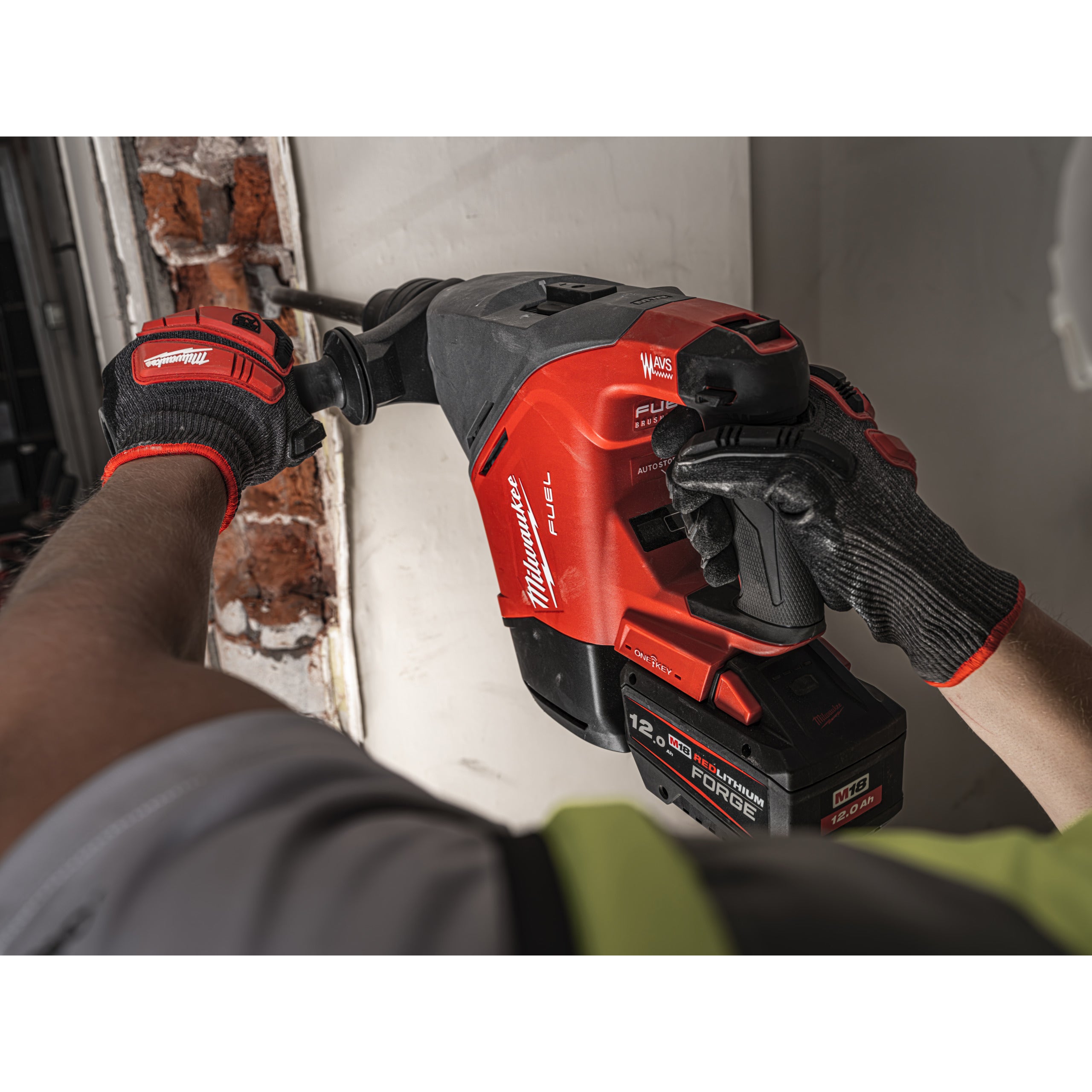 Rotopercutor SDS Max Ciocan rotopercutor SDS-Max Milwaukee M18 FHACO540-122C FUEL™ 40 mm ONE-KEY™, cod 4933493138