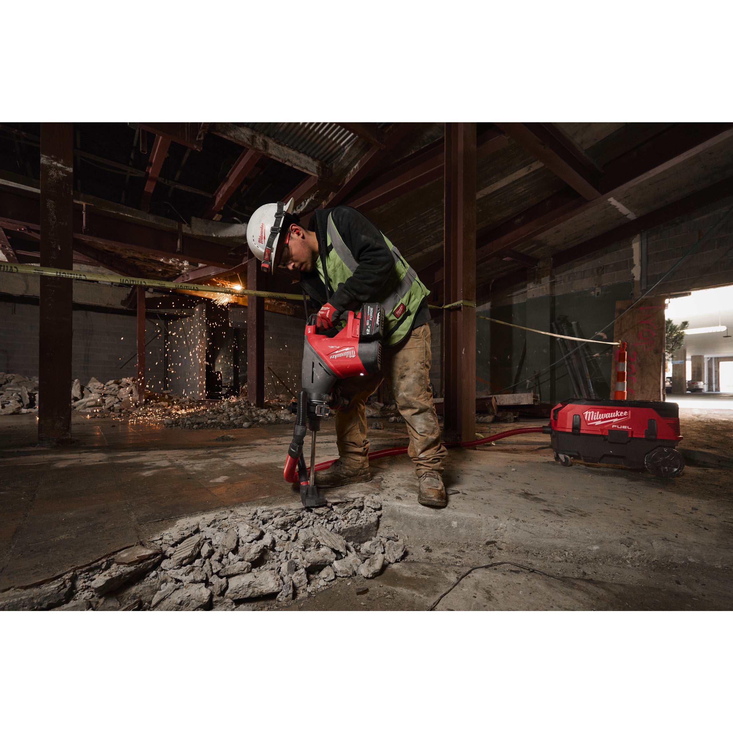 Rotopercutor SDS Max Ciocan rotopercutor SDS-Max Milwaukee M18 FHACO745-0C FUEL™ 45 mm ONE-KEY™, cod 4933493445