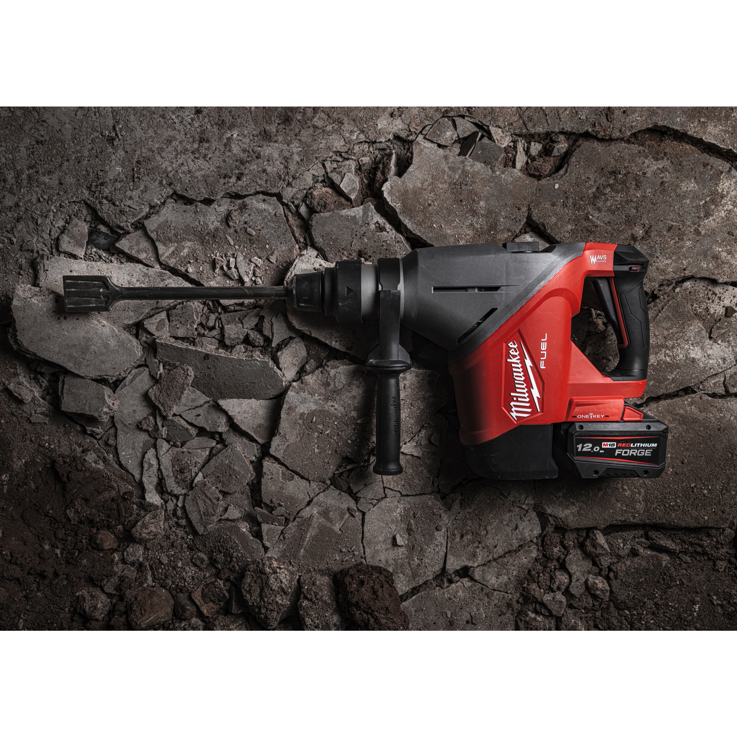Rotopercutor SDS Max Ciocan rotopercutor SDS-Max Milwaukee M18 FHACO745-122C FUEL™ 45 mm ONE-KEY™, cod 4933493446