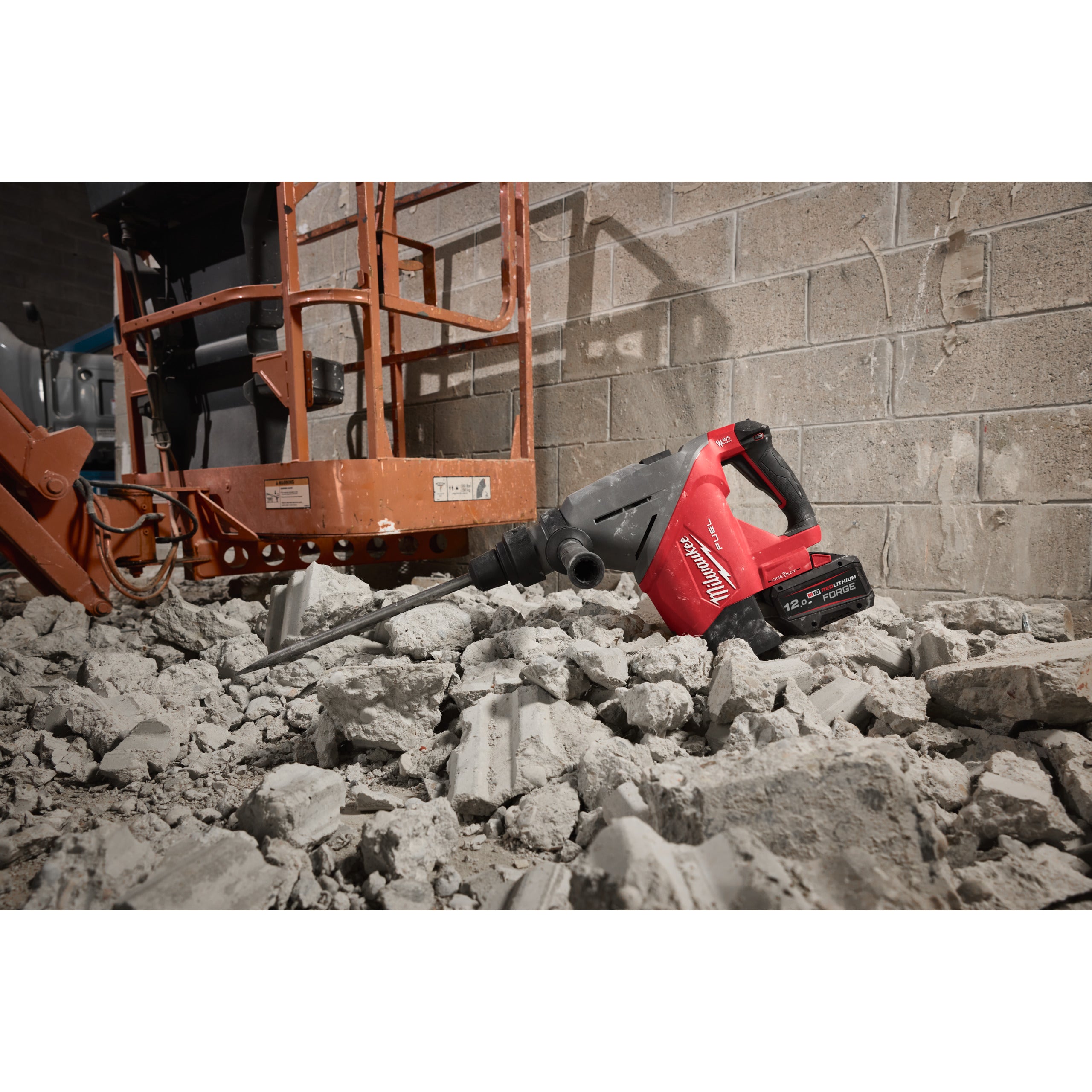 Rotopercutor SDS Max Ciocan rotopercutor SDS-Max Milwaukee M18 FHACO745-122C FUEL™ 45 mm ONE-KEY™, cod 4933493446