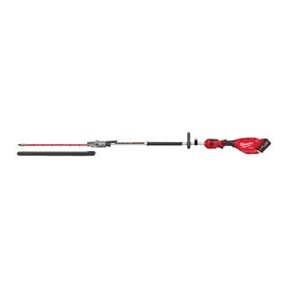 Trimmer pentru gard viu cu tijă extensibilă 216 CM FUEL Milwaukee M18 FHETE22-802, 2 x acumulatori FORGE M18 FB8, 1 x încărcător M12-18FC, cod 4933498516