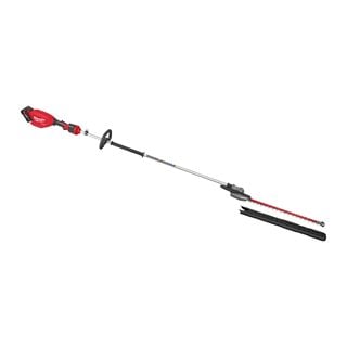 Trimmer pentru gard viu cu tijă extensibilă 267 CM FUEL Milwaukee M18 FHETE27-802, 2 x acumulatori FORGE M18 FB8, 1 x încărcător M12-18FC, cod 4933492911