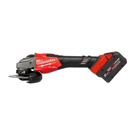 Polizor unghiular Milwaukee M18 FHSAG125XB2-0X, 125 MM, cu frânare și schimbător lateral, 1 x cutie HD, cod 4933493415