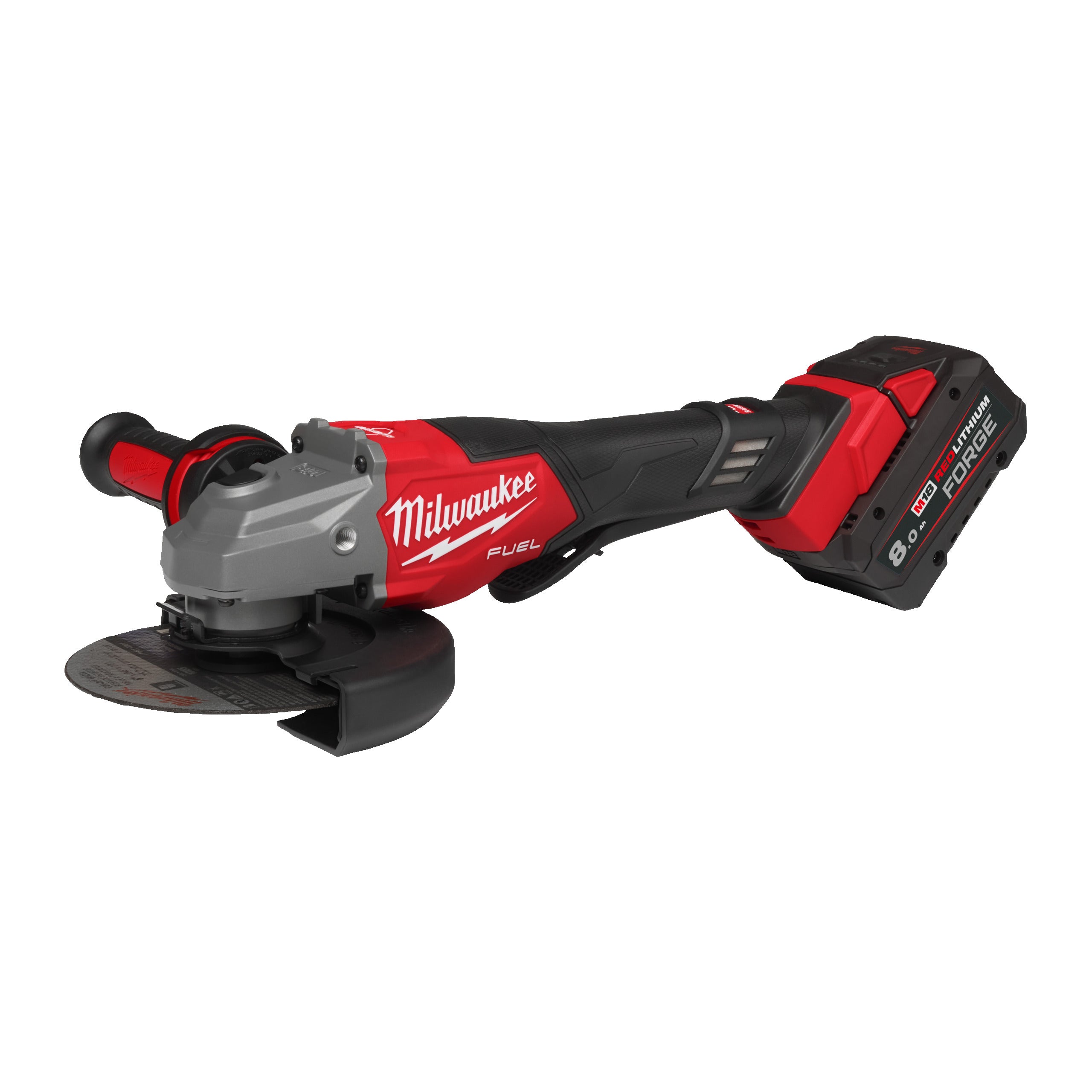 Polizor unghiular Milwaukee M18FHSAG125XPDB2-802X de înaltă performanță cu frânare rapidă și comutator tip clapetă M18 FUEL™ 125 mm, cod 4933493418