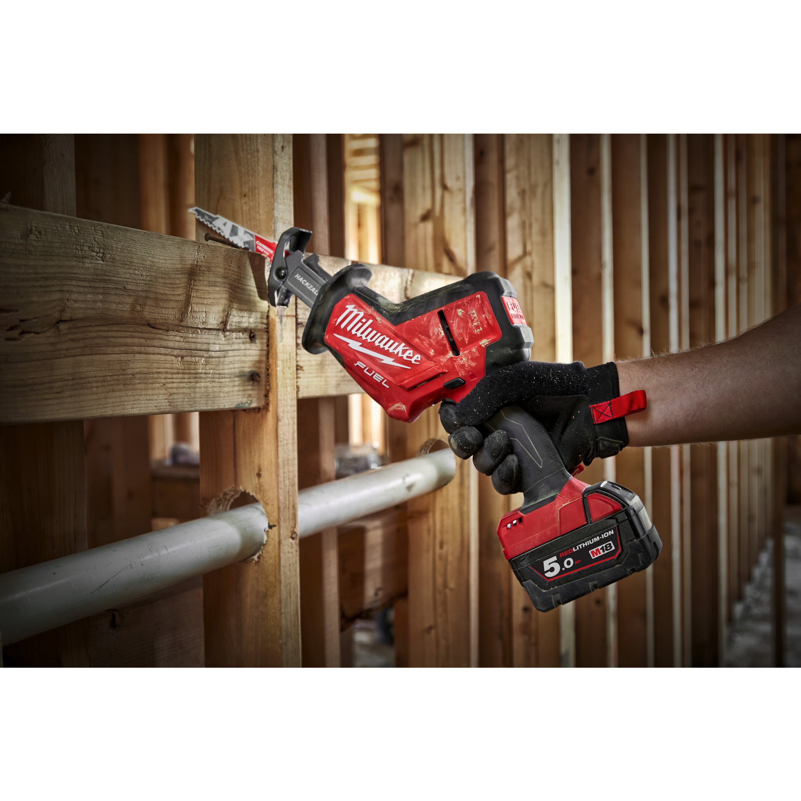 Fierăstrău sabie HACKZALL™ Milwaukee M18 FHZ-0X FUEL™, cod 4933500564