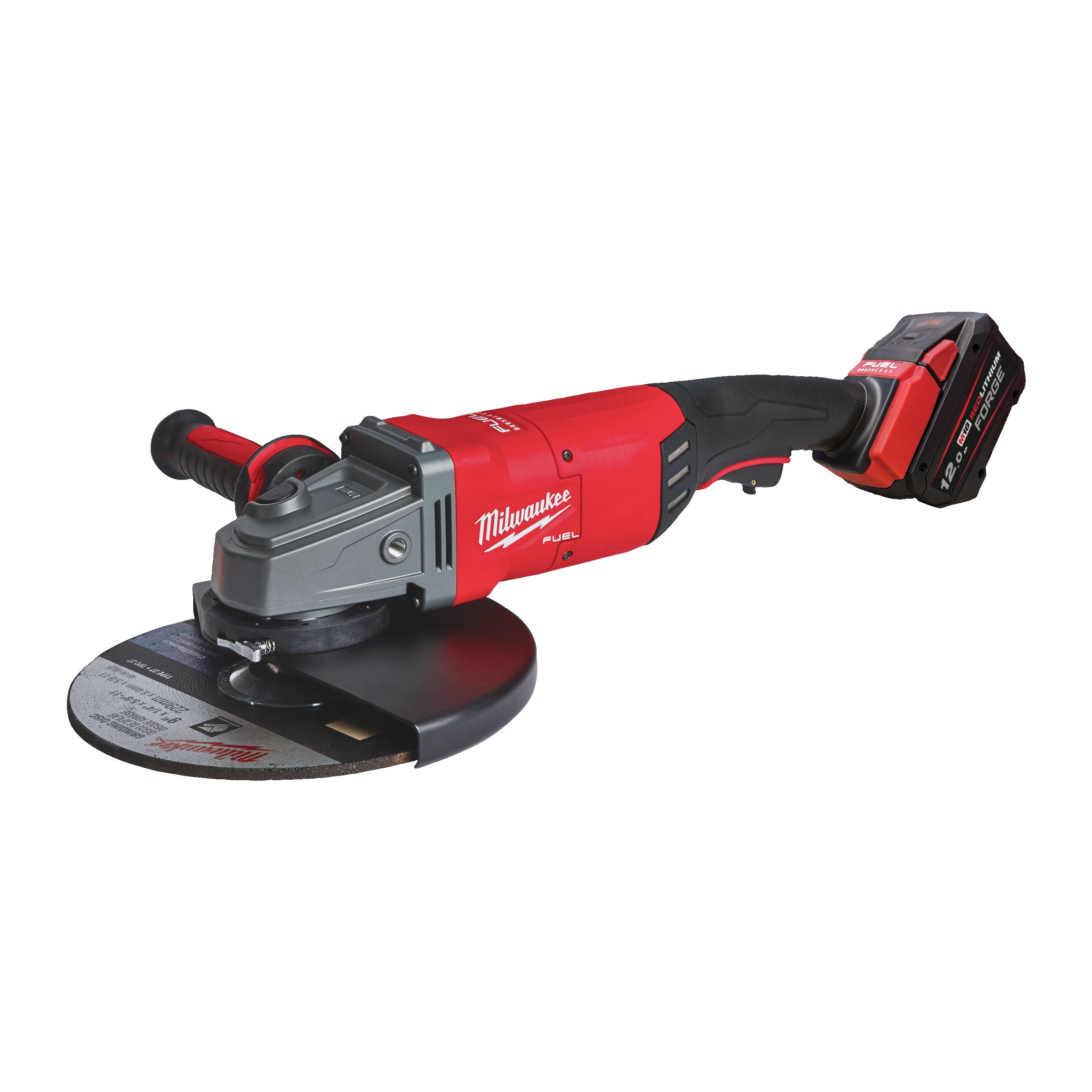 Polizor unghiular 230 mm cu comutator tip clapetă Milwaukee M18 FLAG230XPDB-121C FUEL™, cod 4933499241