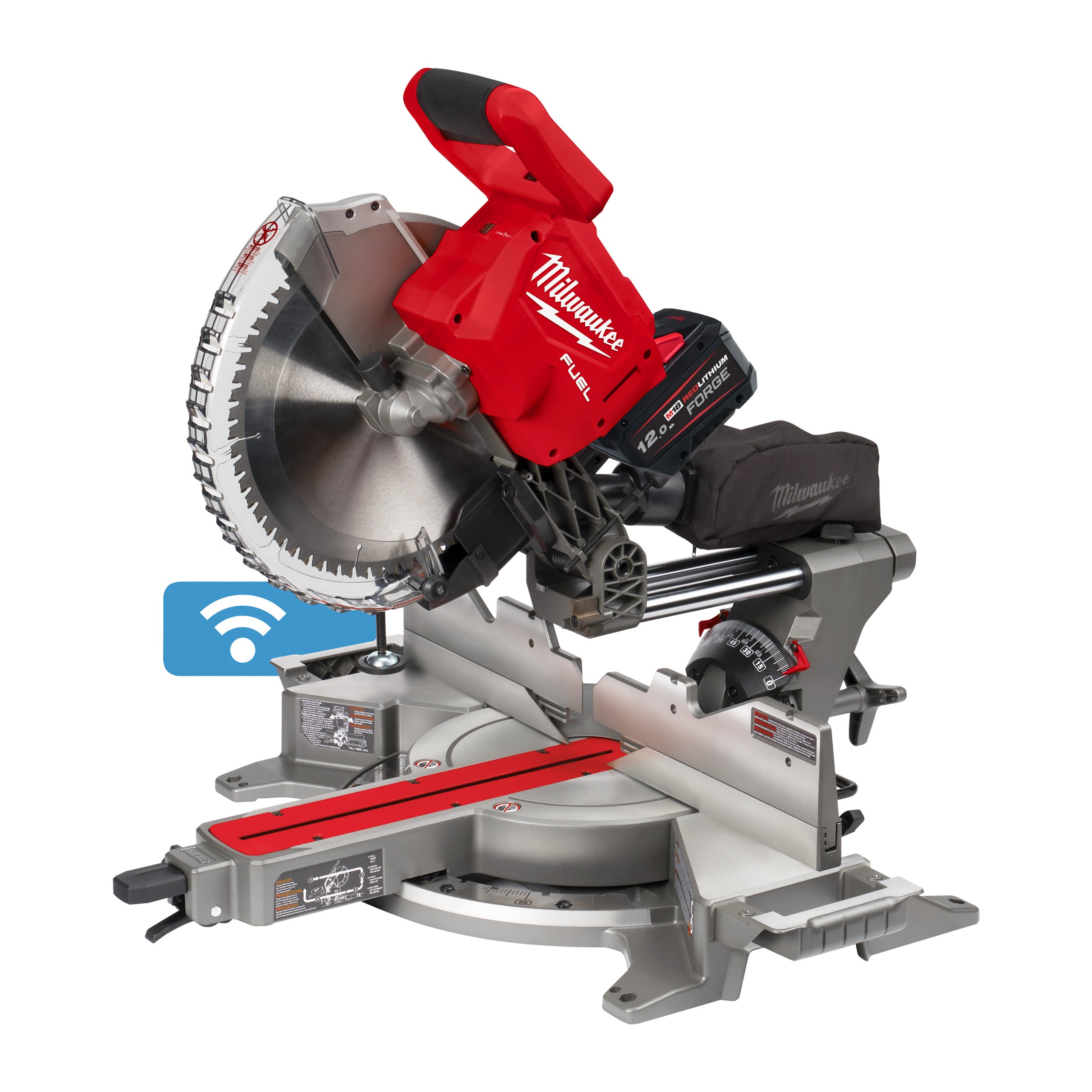 Fierăstrău circular staționar 305 mm Milwaukee M18 FMS305-121 ONE-KEY™, cod 4933499181