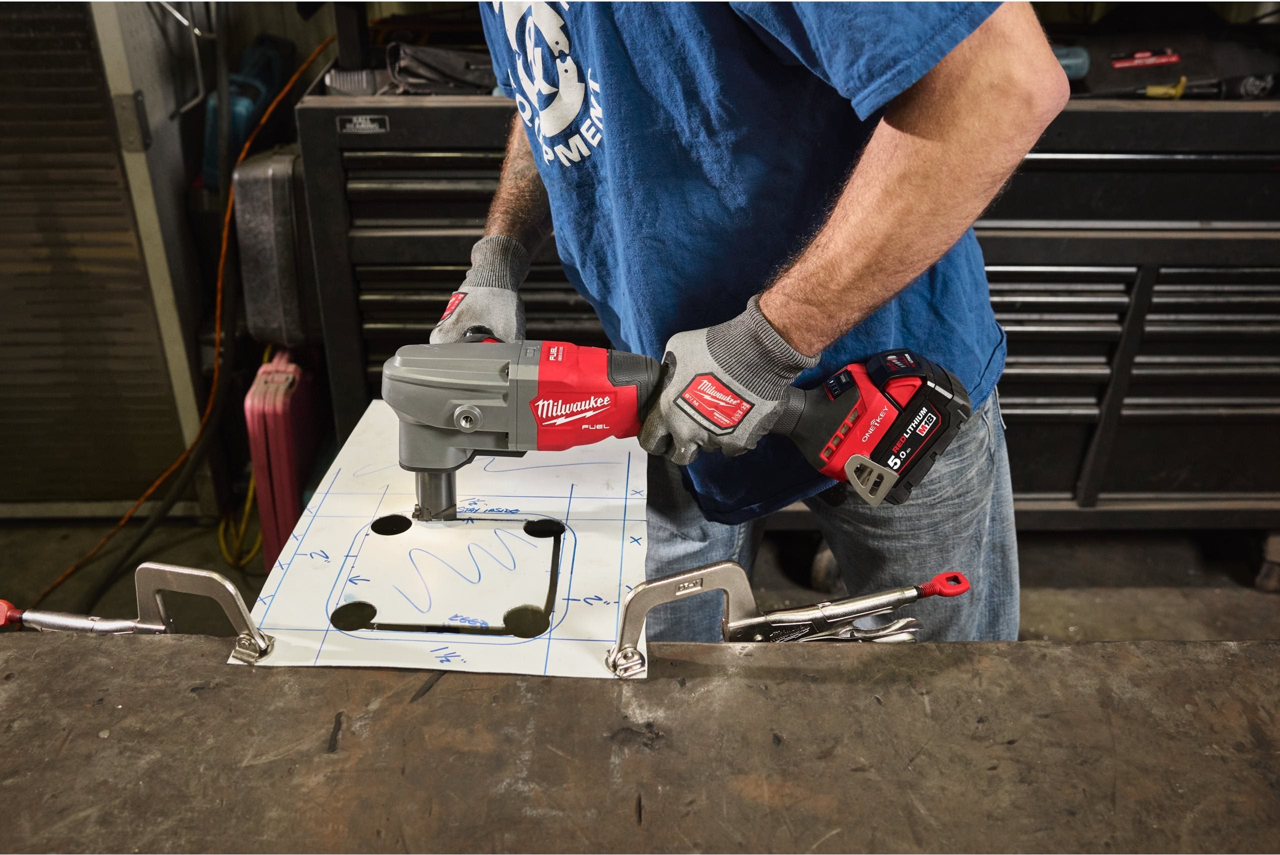 Mașină de tăiat tablă Milwaukee M18 FNB35, 3,5MM FUEL™, ONEKEY™
