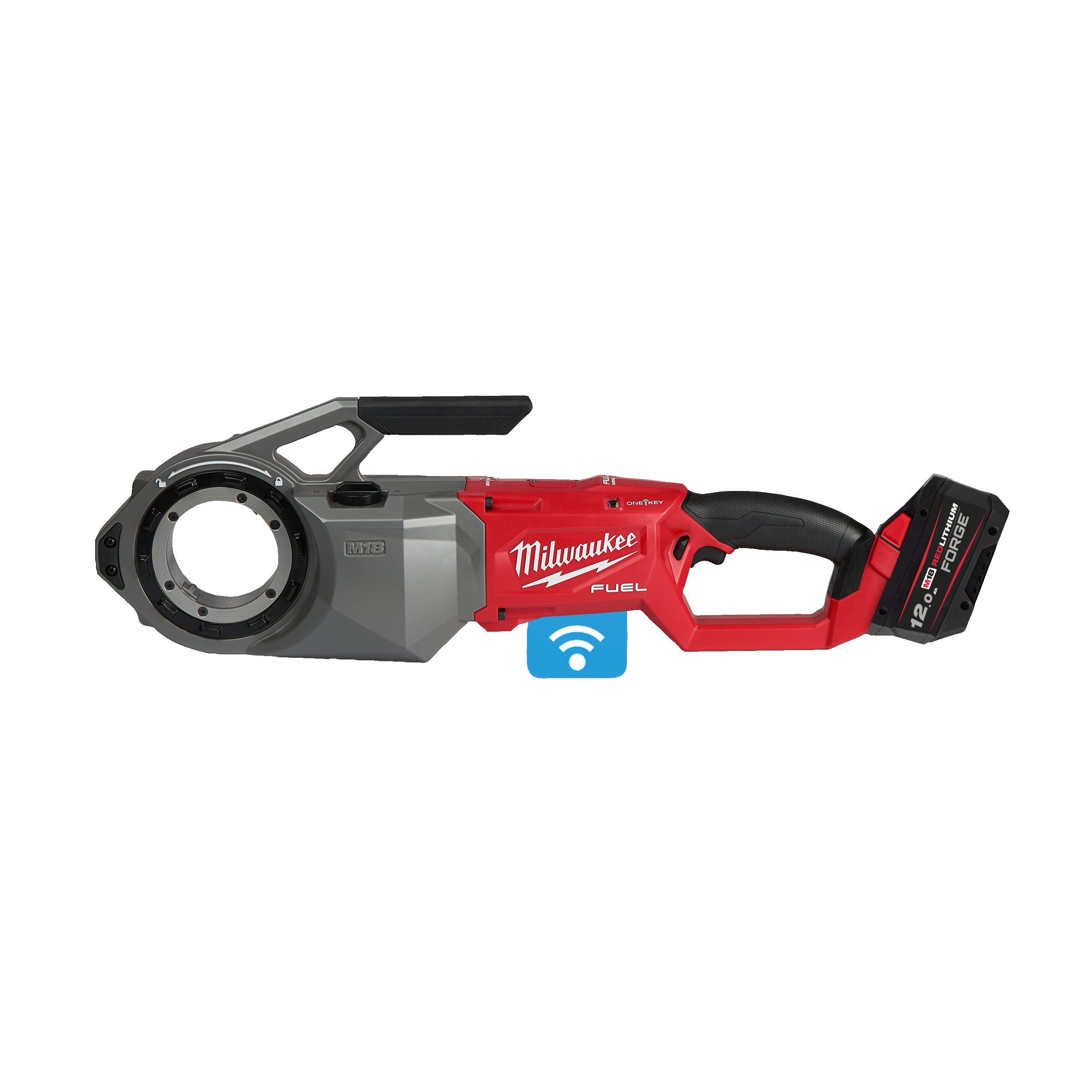 Mașină de filetat și canelat țevi Milwaukee M18 FPT2-121C FUEL™ de 2″ cu ONE-KEY™, cod 4933499200