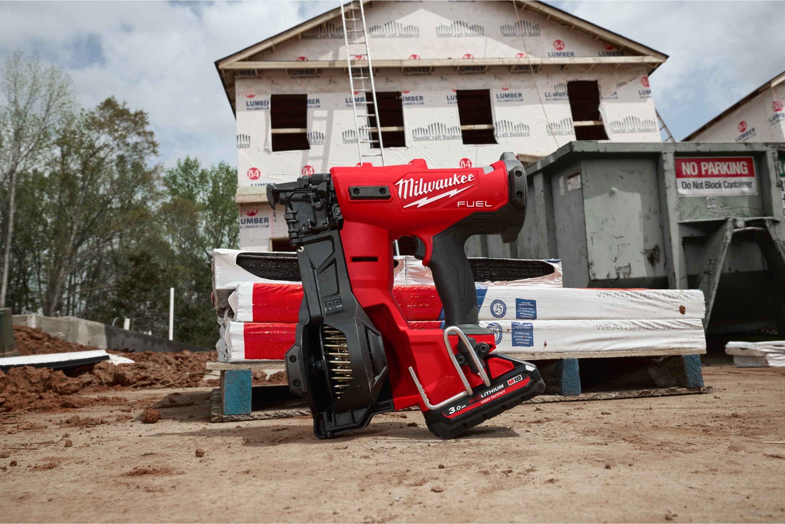 Pistol de bătut cuie Milwaukee M18 FRCN45-0X în role, FUEL™, 1 x cutie HD, cod 4933498168