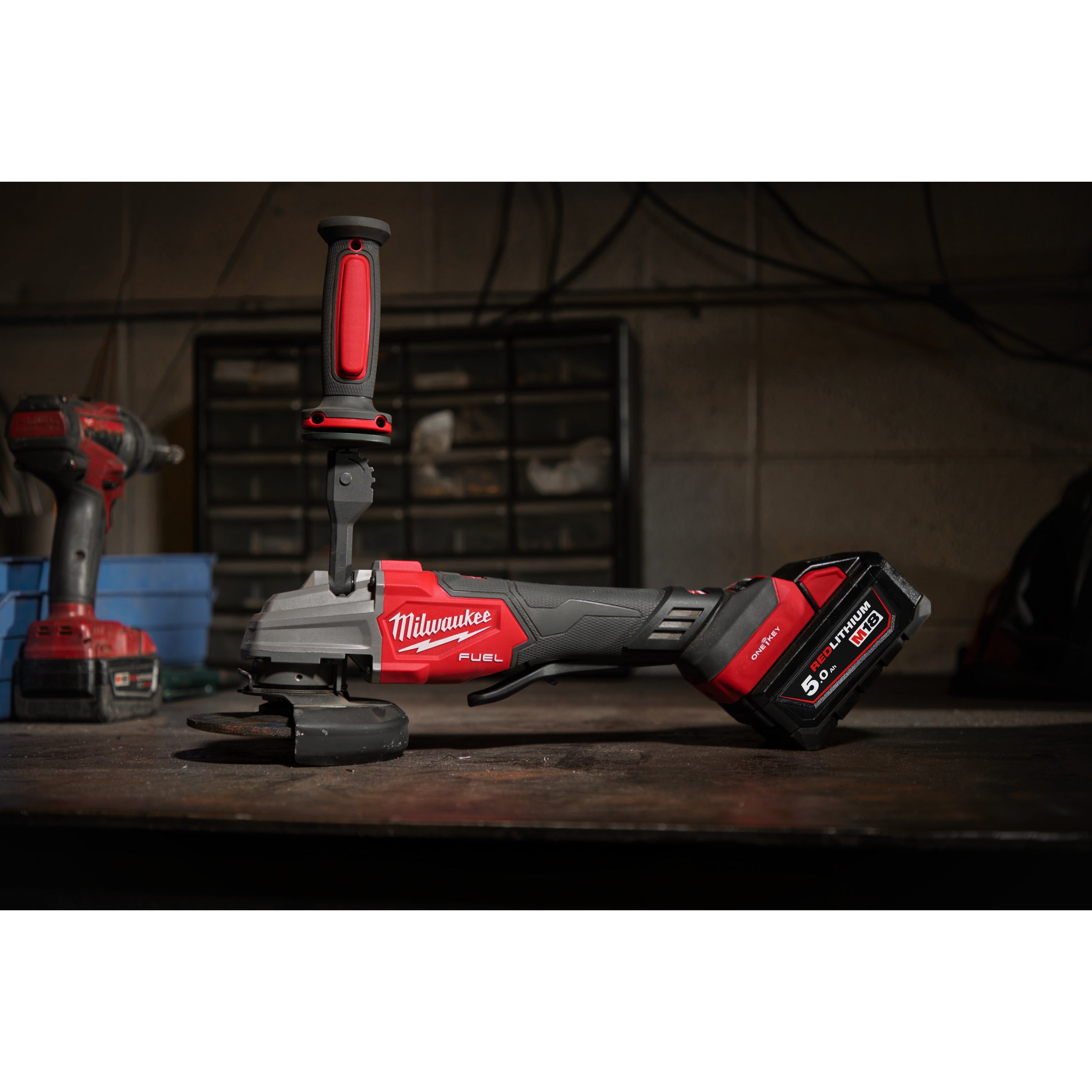 Polizor unghiular 125 mm cu viteză variabilă Milwaukee M18 FSAGSVO125X-0X FUEL™ONE-KEY™, cod 4933493552
