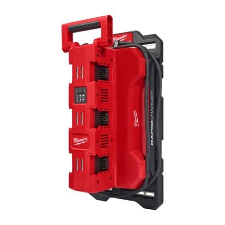 Încărcător rapid cu 6 porturi Milwaukee M18 MPC6 PACKOUT™ RAPIDCHARGER, cod 4932498551