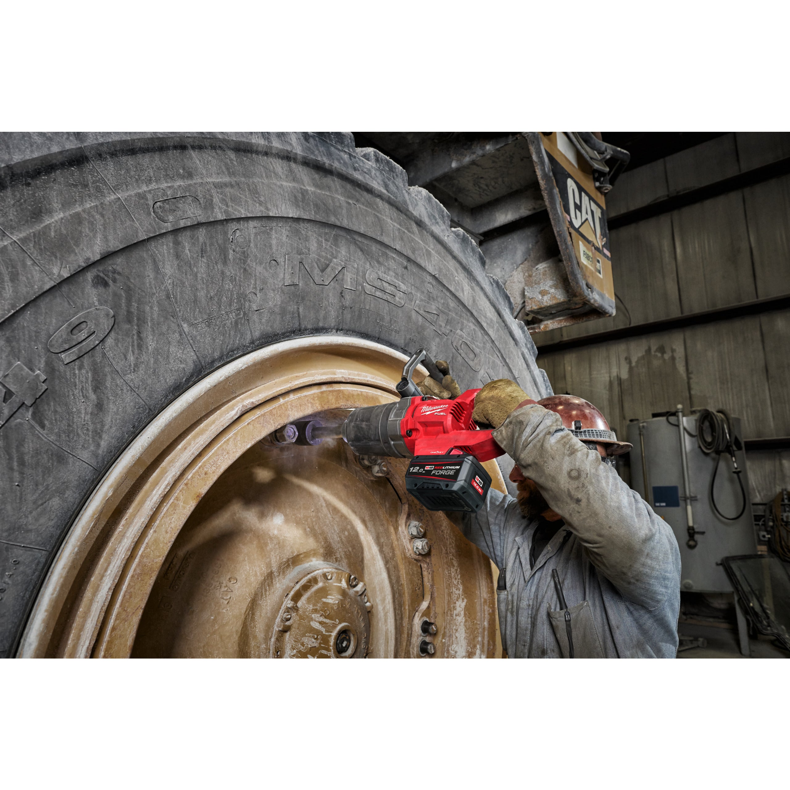 Cheie de impact 1″ ONE-KEY™ Milwaukee M18 ONEFHIWF1D-121C FUEL™ cu mâner-D, cuplu ridicat, inel de fixare și gât lung, cod 4933499251