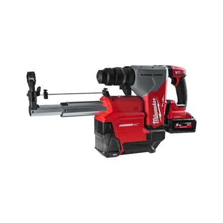 Ciocan rotopercutor SDS-Plus M18 FUEL™ cu soluție de extragere a prafului Milwaukee M18ONEFHPXDEL-552C, cod 4933478498
