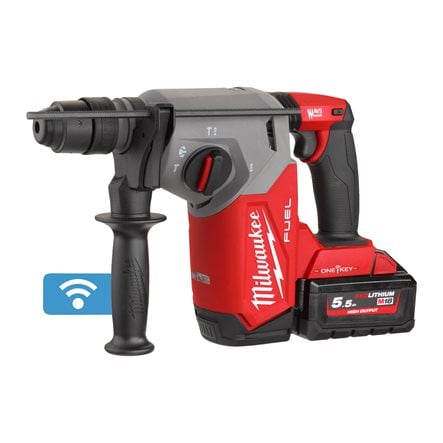 Ciocan rotopercutor SDS-Plus 26 mm cu 4 funcții și mandrină FIXTEC™ ONE-KEY™ M18 FUEL™ Milwaukee M18 ONE FHX-0, cod 4933478502