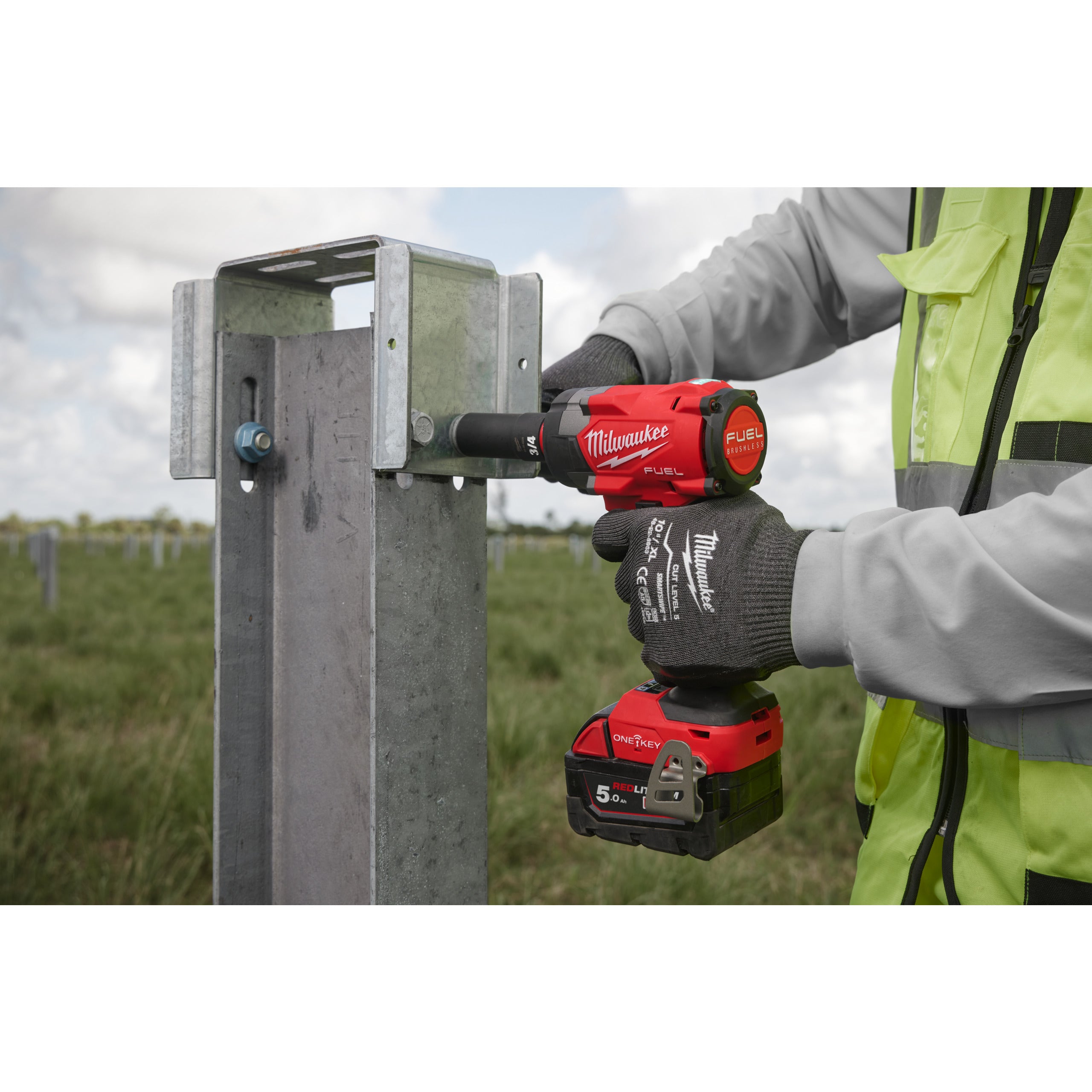 Cheie de impact de precizie Milwaukee M18 ONEFIW2FC12-0X FUEL™ ONE-KEY™ TORQUE-SENSE™ ½″, cod 4933493412