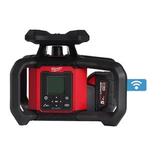 Nivelă laser rotativă orizontală și verticală Milwaukee M18 RLOHV1200-501C, 1200 M, ONE-KEY™, 1 x acumulator M18 B5, 1 x încărcător M12-18C, 1 x cutie plastic, cod 4933493204