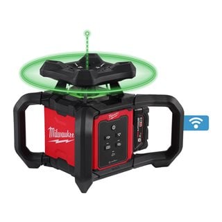 Nivelă laser verde rotativă Milwaukee M18 RLOHVG300-501C, orizontală și verticală, 300m, ONE-KEY, 1 x acumulator M18 B5, 1 x încărcător M12-18 C, 1 x cutie plastic, cod 4933493194 - BIG STORE (Dynamic Tools SRL)