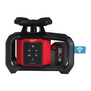 Nivelă laser verde rotativă Milwaukee M18 RLOHVG300-501C, orizontală și verticală, 300m, ONE-KEY, 1 x acumulator M18 B5, 1 x încărcător M12-18 C, 1 x cutie plastic, cod 4933493194 - BIG STORE (Dynamic Tools SRL)