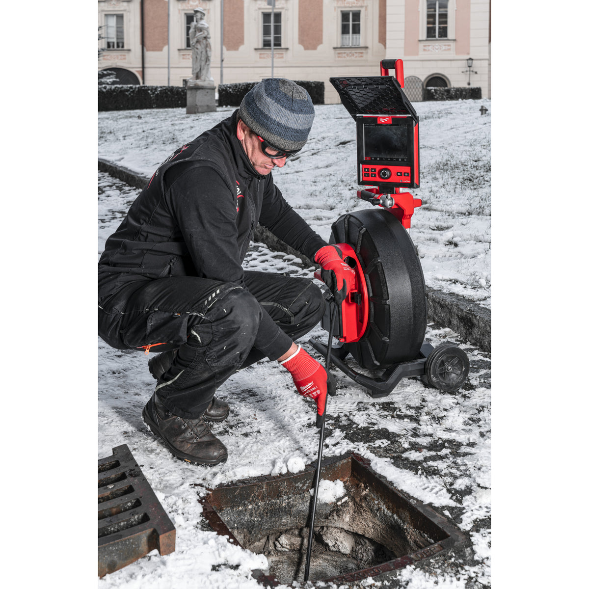 Cameră de inspecție canalizare Milwaukee M18 SIC60 HDR-0 60 m, cap de cameră de 60 mm, cod 4933493954