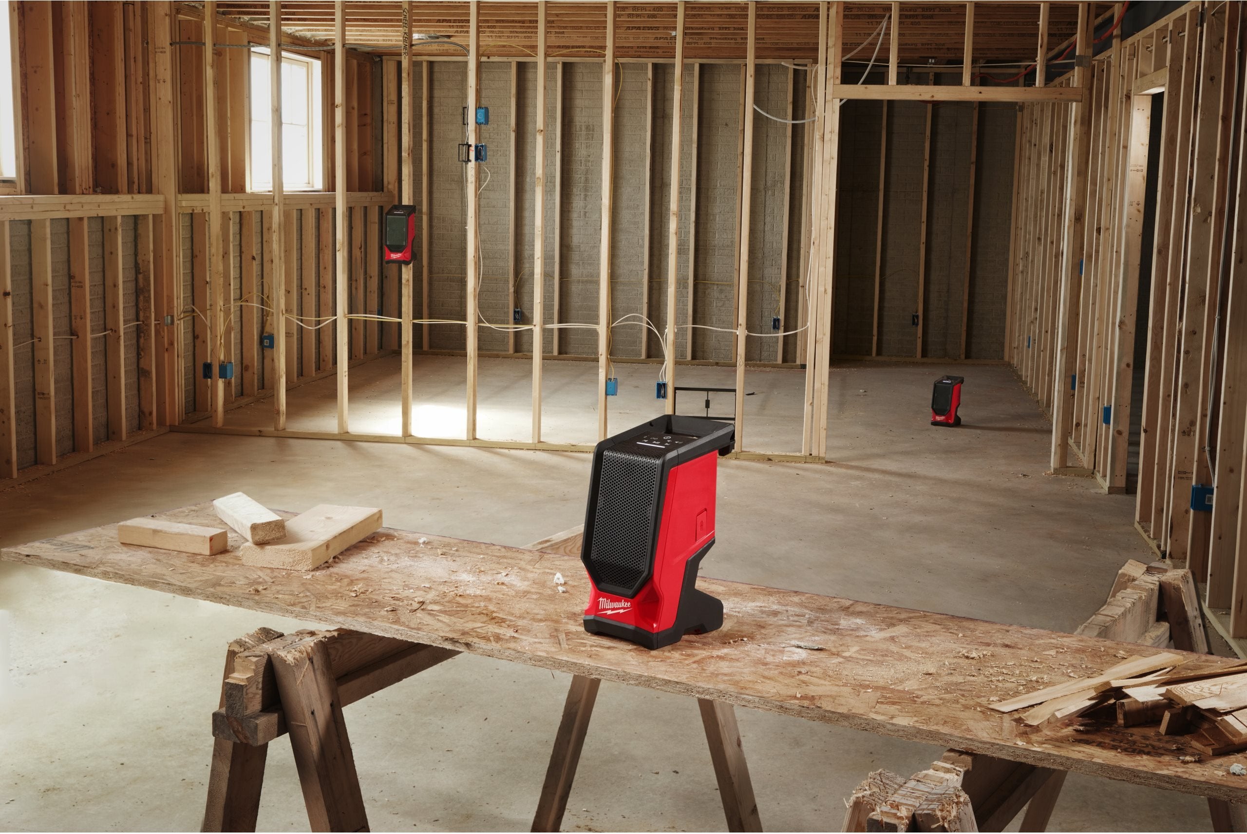 Boxă de șantier Milwaukee M18 SPEJSG2-0, Bluetooth®, USB-C, 333 x 145 x 213 mm, cod 4933493530