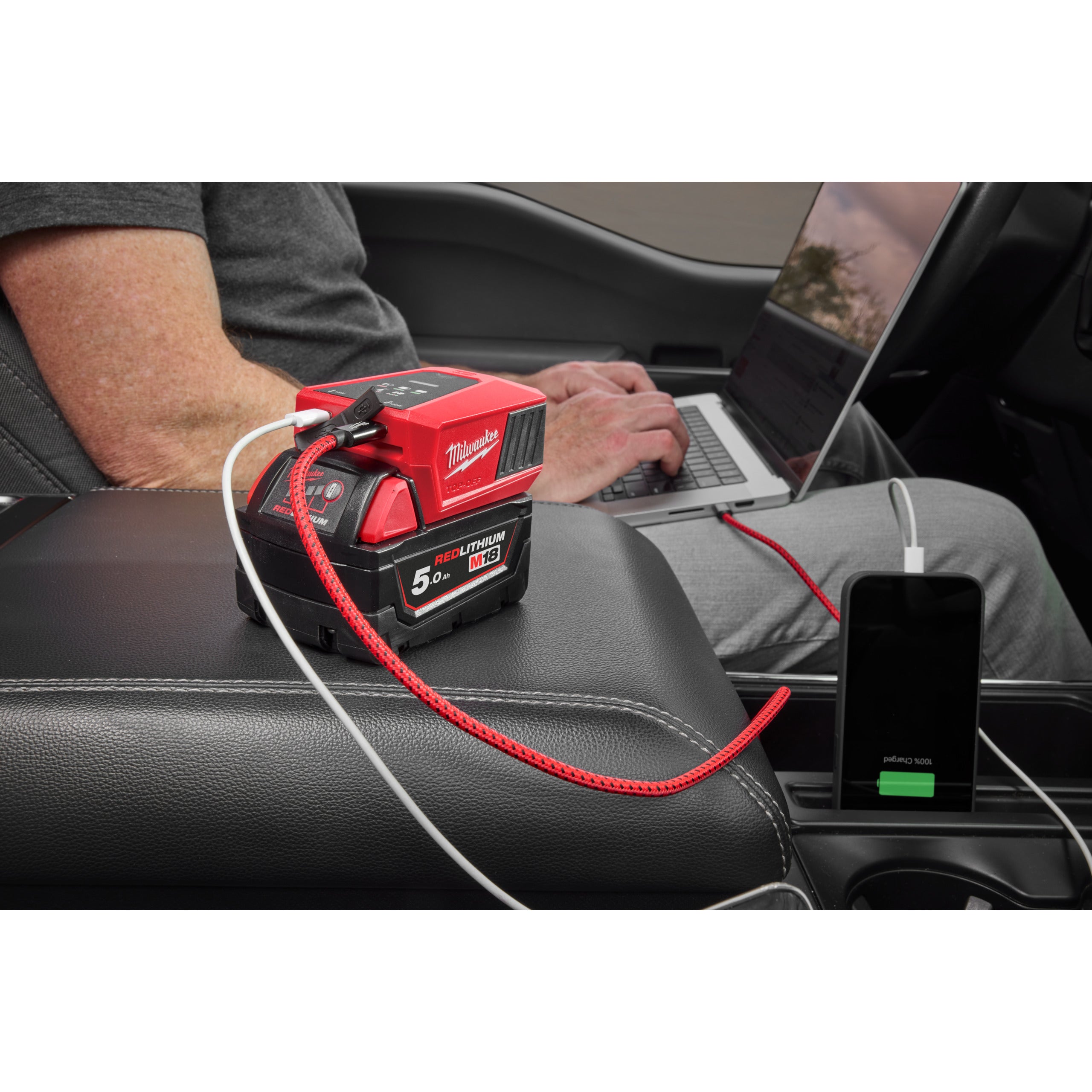 Încărcător Mini încărcător Milwaukee M18 TC TOP-OFF, cod 4932499165