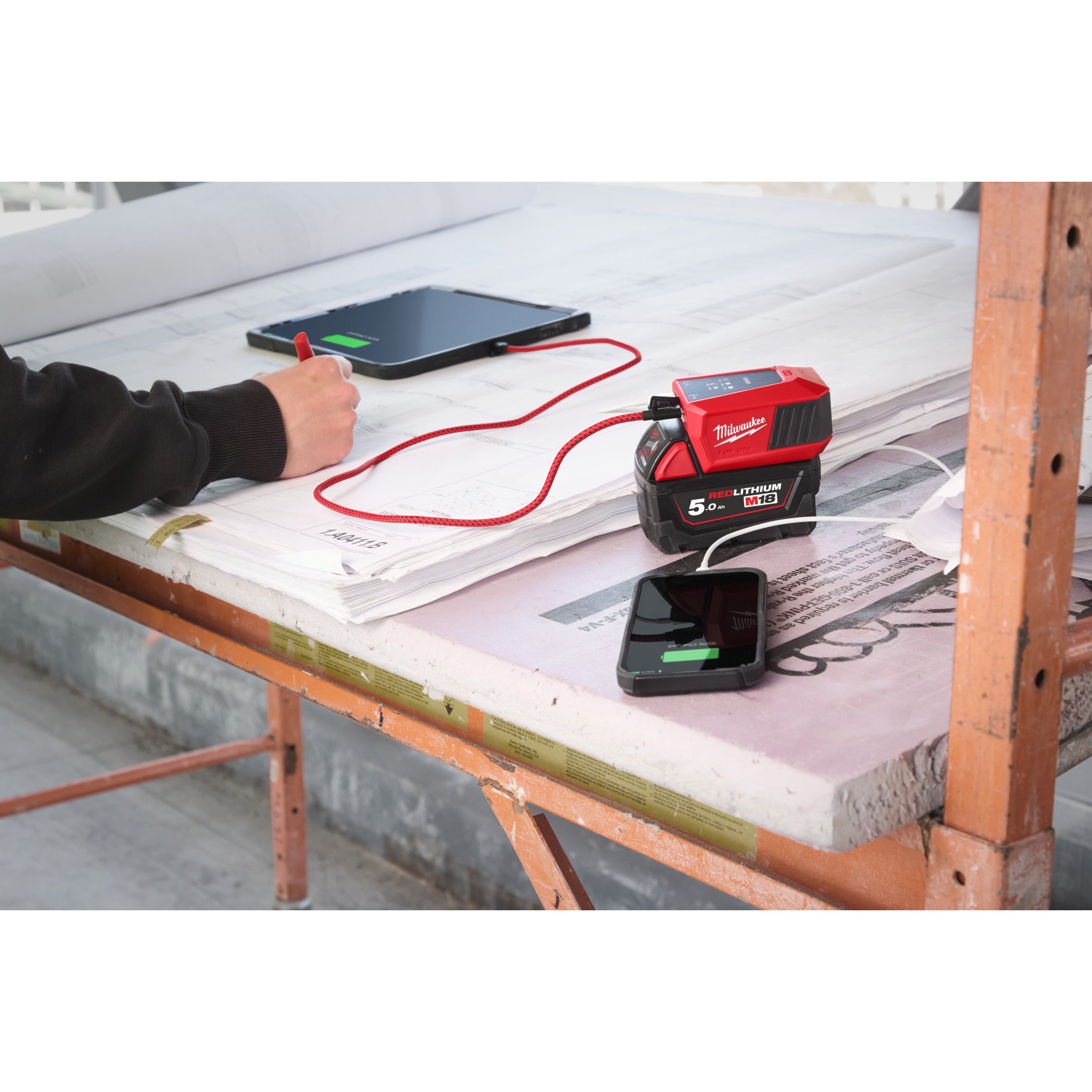 Încărcător Mini încărcător Milwaukee M18 TC TOP-OFF, cod 4932499165