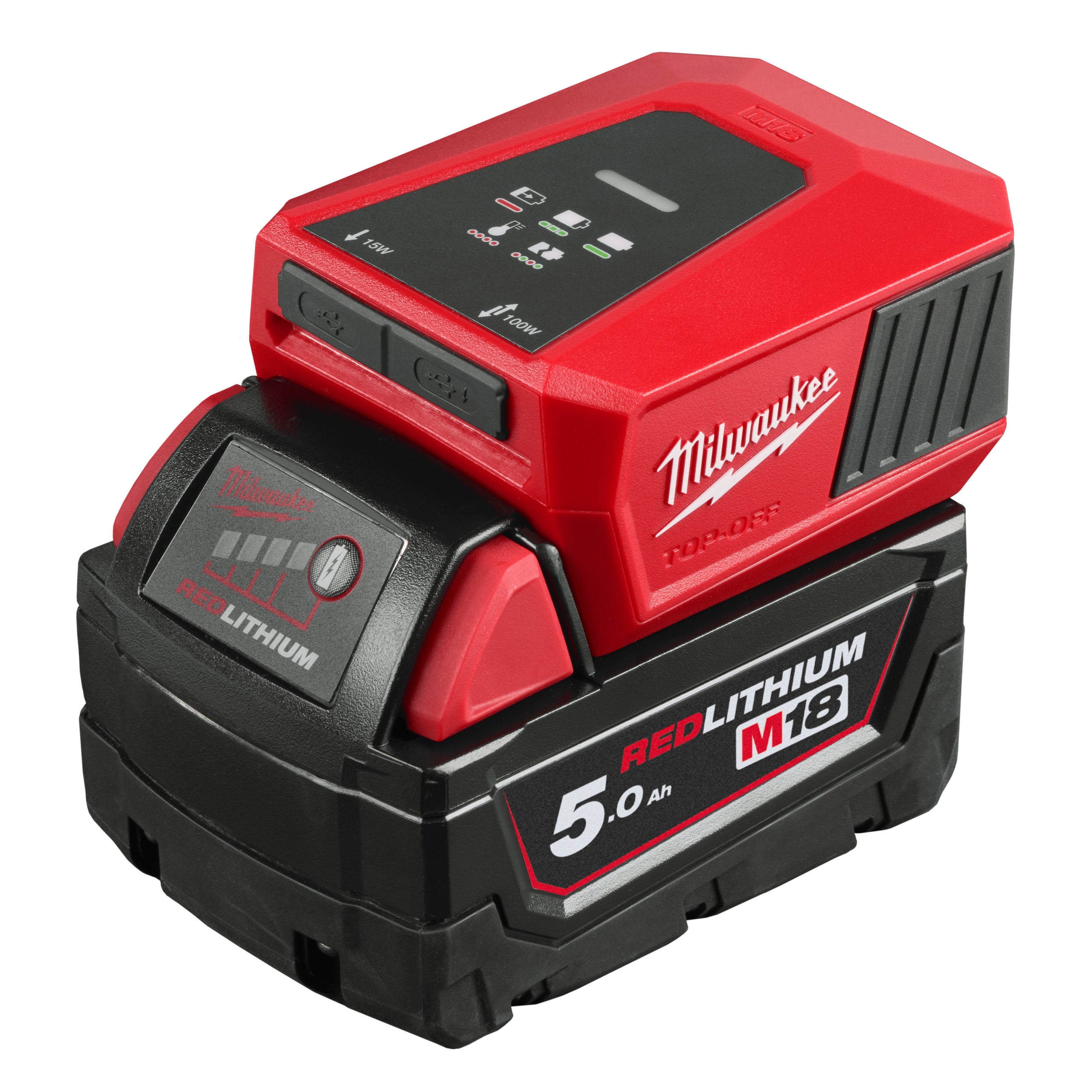 Încărcător Mini încărcător Milwaukee M18 TC TOP-OFF, cod 4932499165