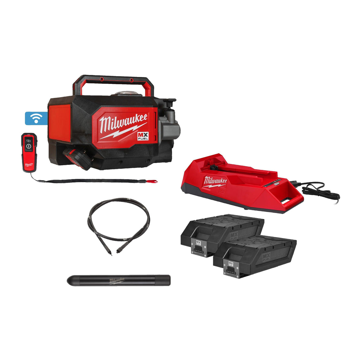 Vibrator de beton Milwaukee MXF CVBC cu servietă, MX FUEL™