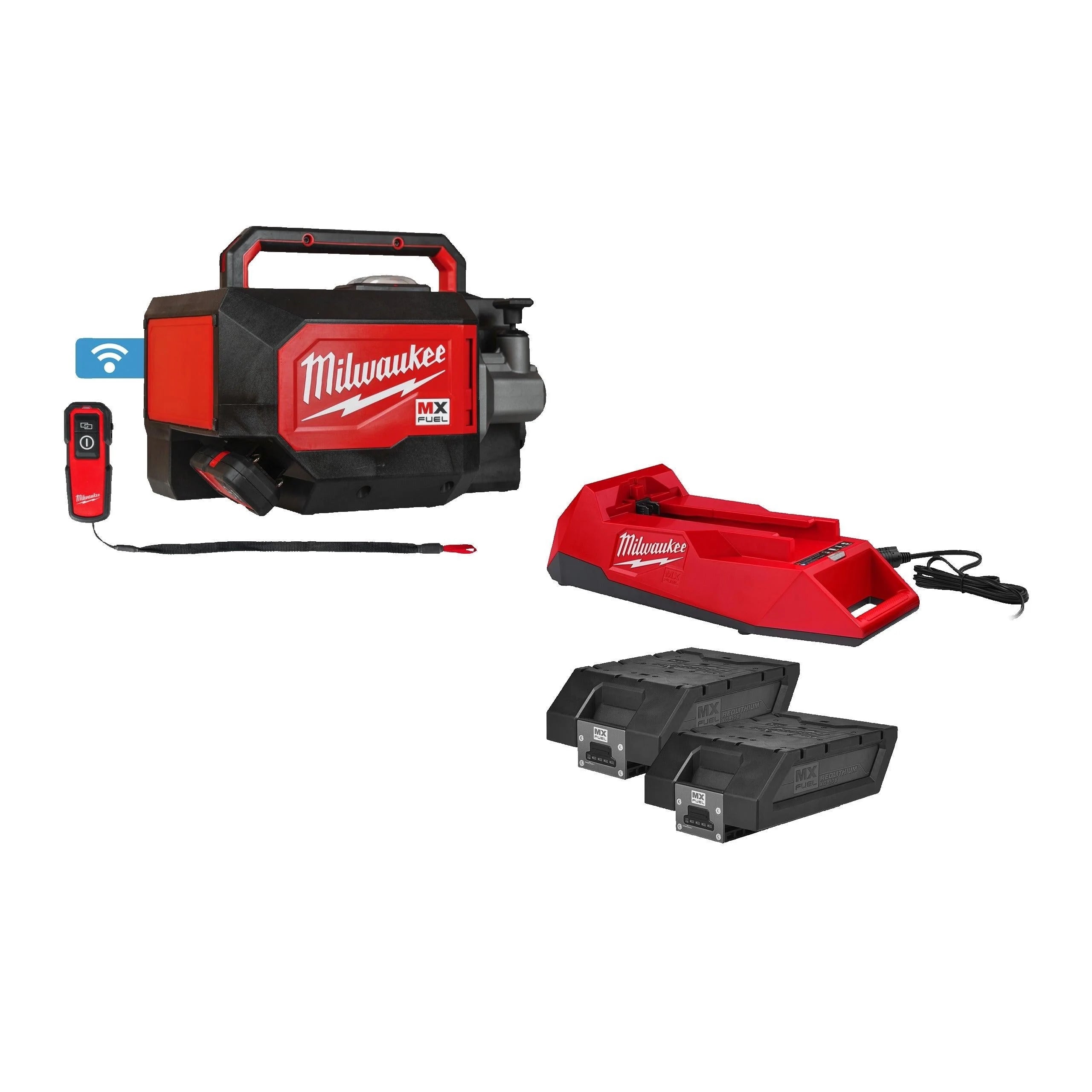 Vibrator de beton Milwaukee MXF CVBC cu servietă, MX FUEL™