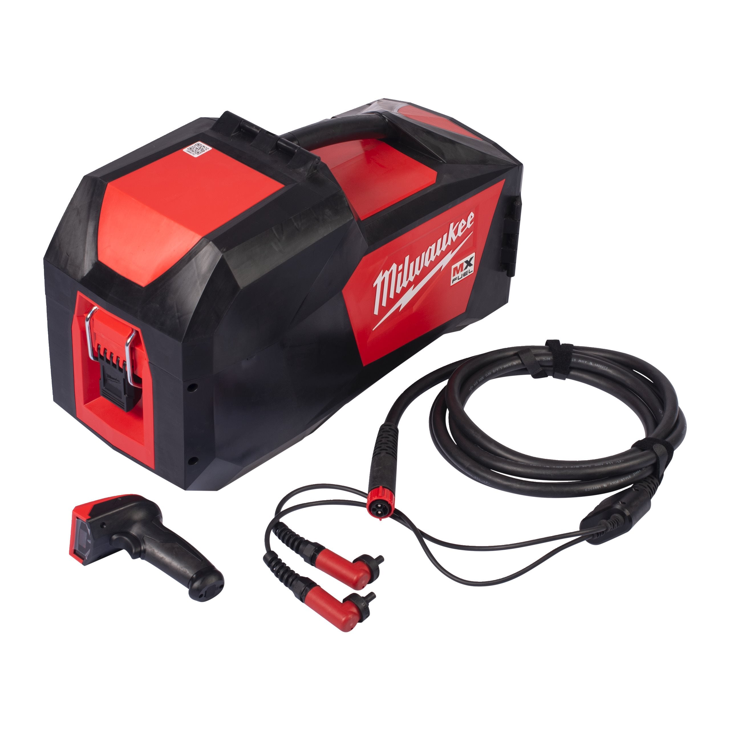 Aparat de electrofuziune Milwaukee MXF EFP-802, MX FUEL™, ONE-KEY™, cabluri de 4.5 m, scaner de coduri de bare, set de vârfuri de fuziune, 2 x acumulator MXF XC608 FORGE, 1 x încărcător MXF C, cod 4933493806