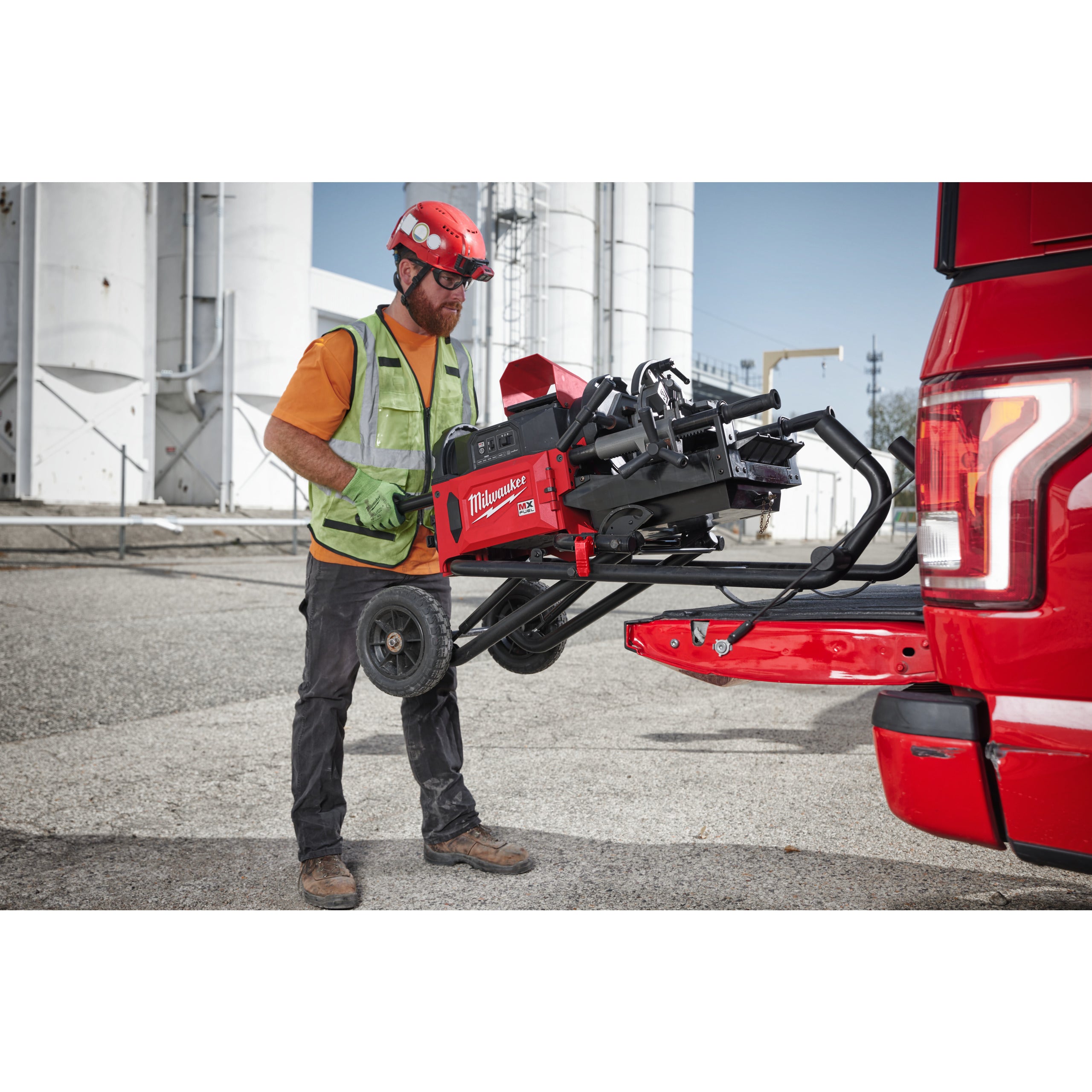 Mașină de filetat și canelat țevi 2″ Milwaukee MXF PTR2-0 ONE-KEY™, cod 4933498324