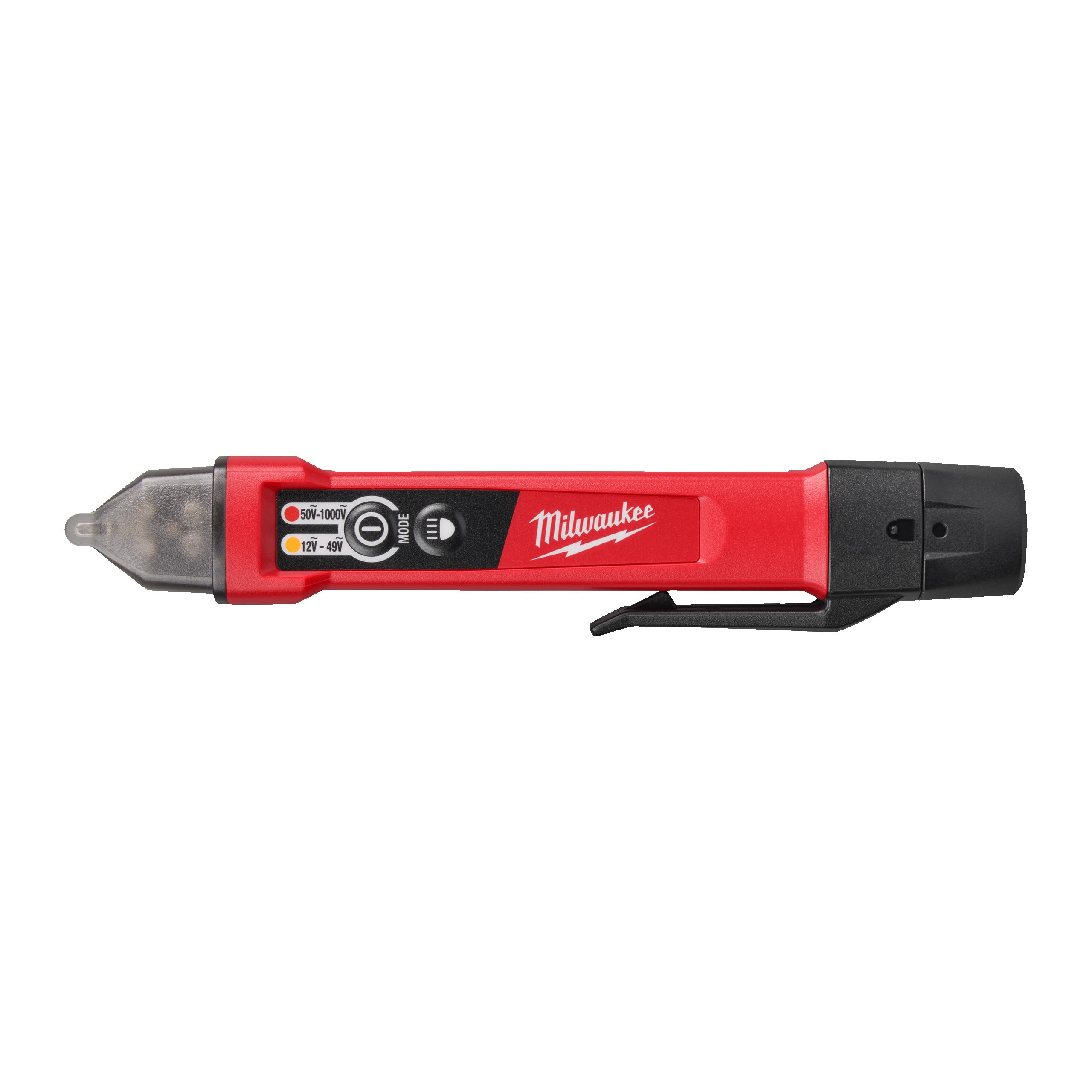 Tester electric / Detector de tensiune fără contact cu scală dublă și lanternă Milwaukee NCVDDF, cod 4933500162