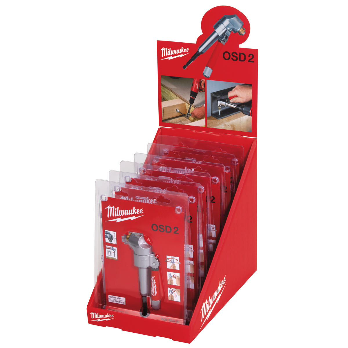Display de prezentare Produse expunere OSD 2 Milwaukee CD OSD2 - 6 pcs, cod 4932352321