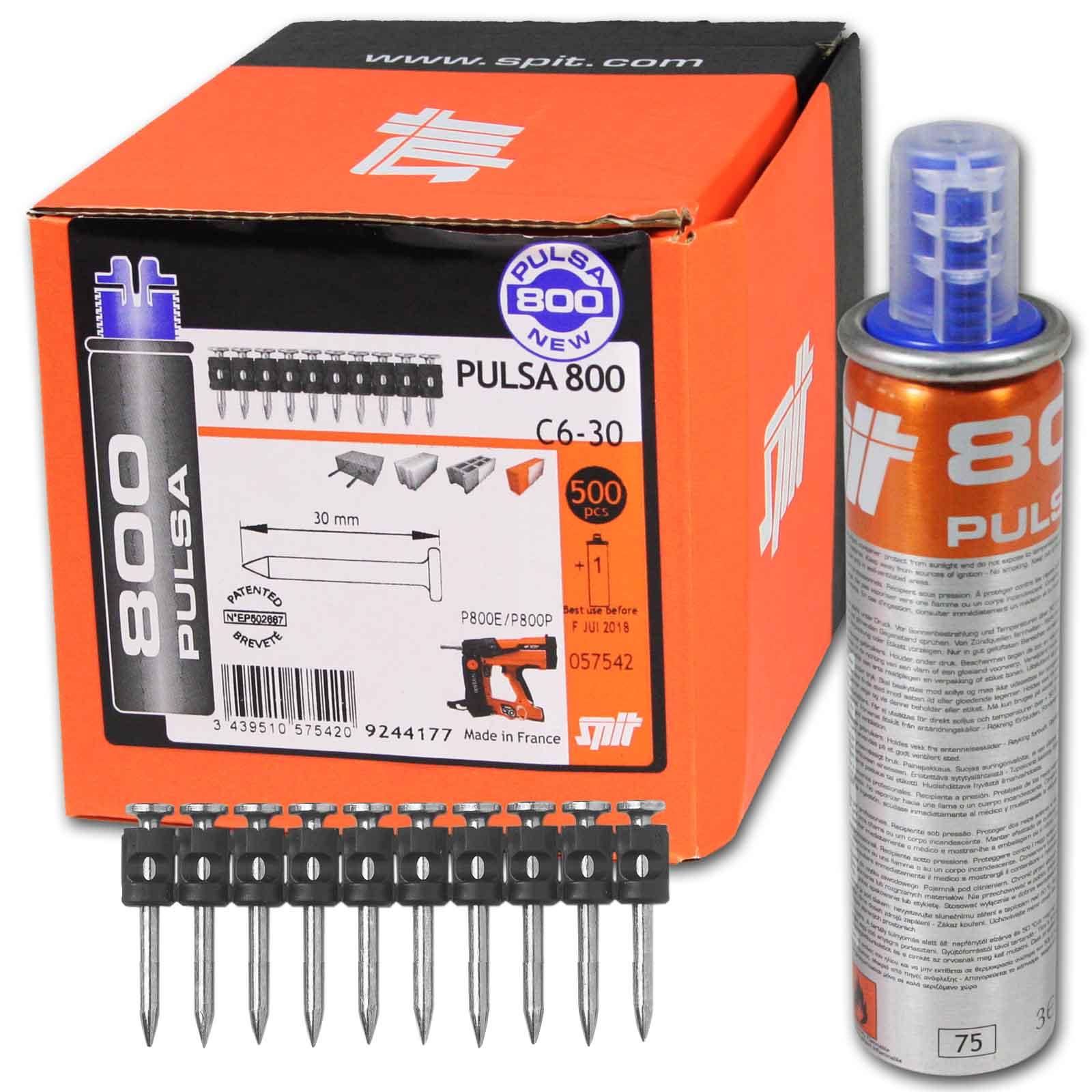 Cuie EJOT PULSA C6 30, 500 BUC + 1 doză gaz, cod 9999703380 - BIG STORE (Dynamic Tools SRL)