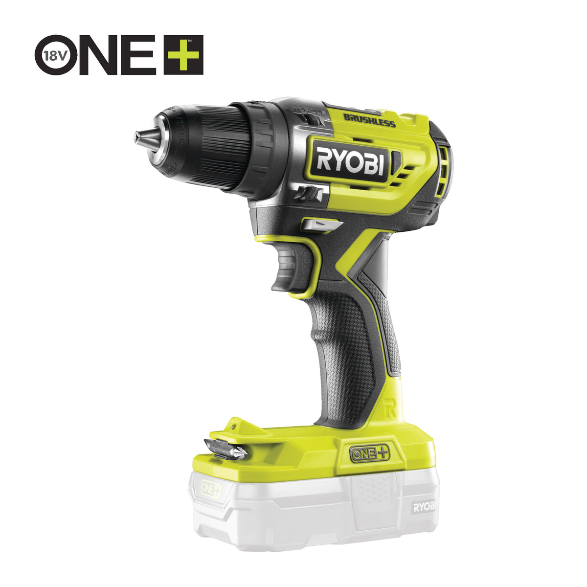 Mașină de găurit/înșurubat 18V ONE+™, motor fără perii Ryobi R18DD5-0, cod 5133003596