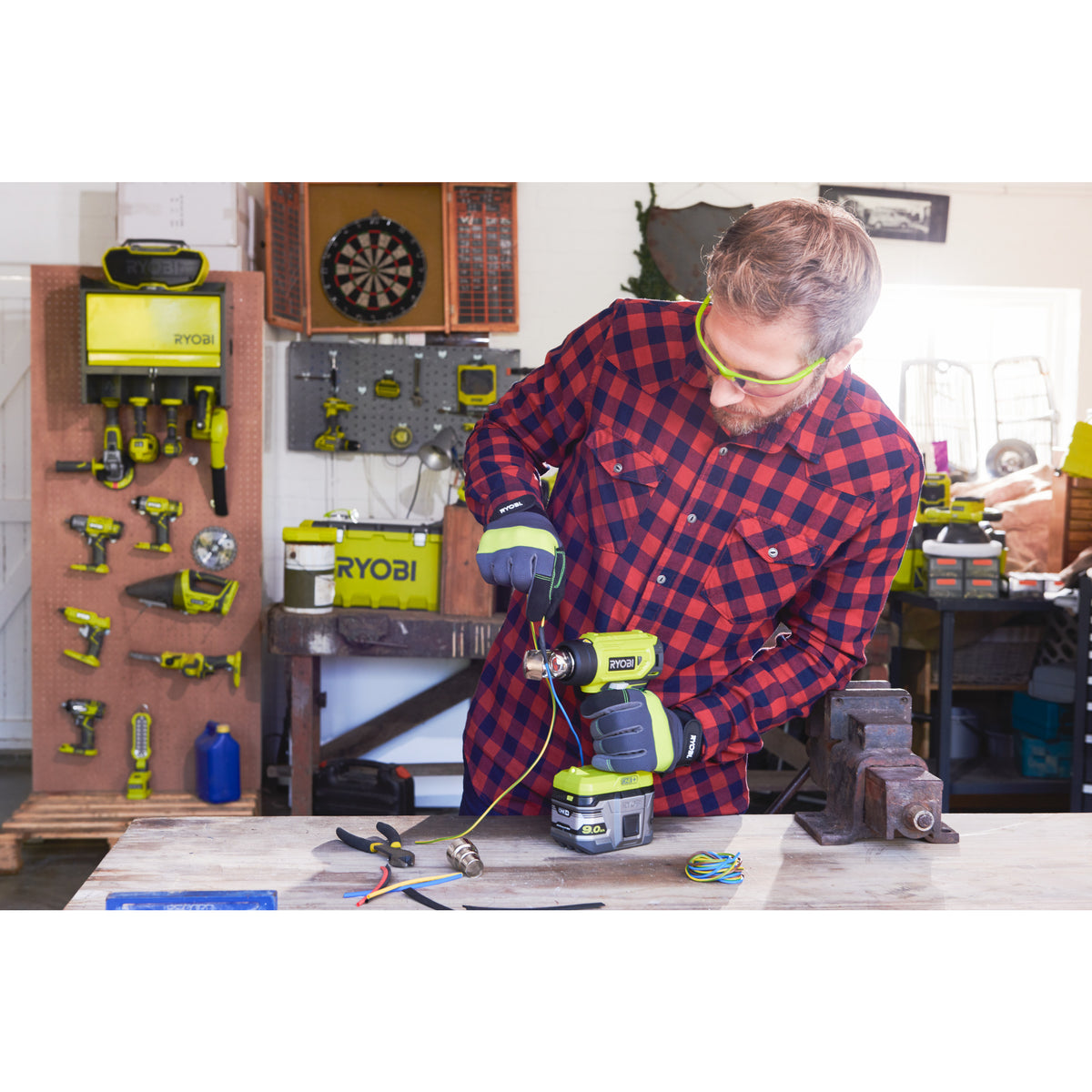 Pistol aer cald 18V ONE+™ Ryobi R18HG-0, cod 5133004423