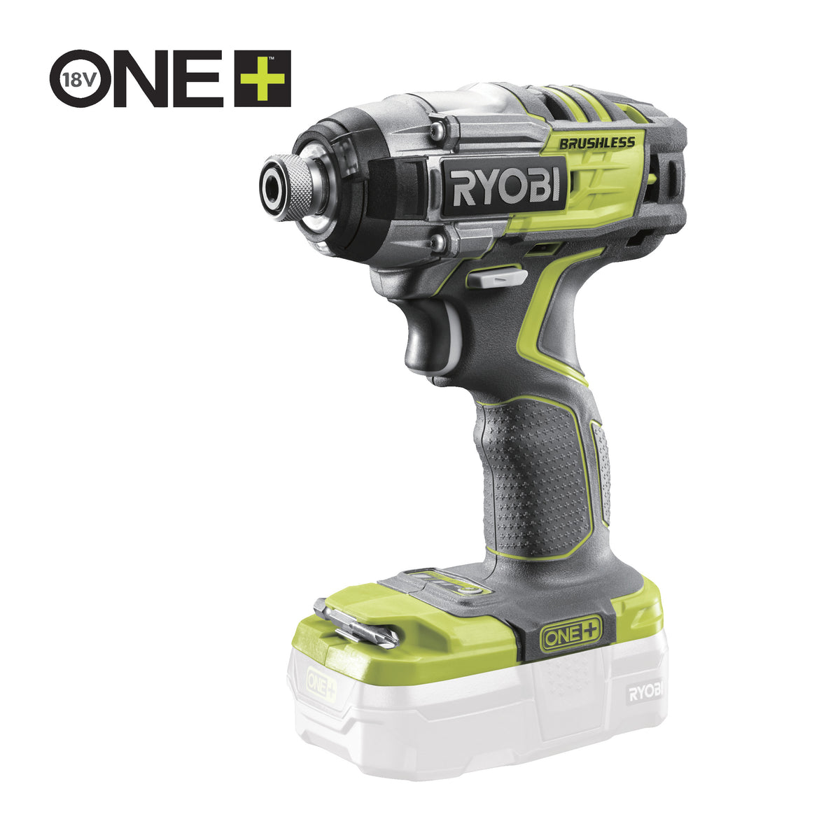 Mașină de înșurubat cu impact 18V ONE+™, motor fără perii Ryobi R18IDBL-0, cod 5133002662