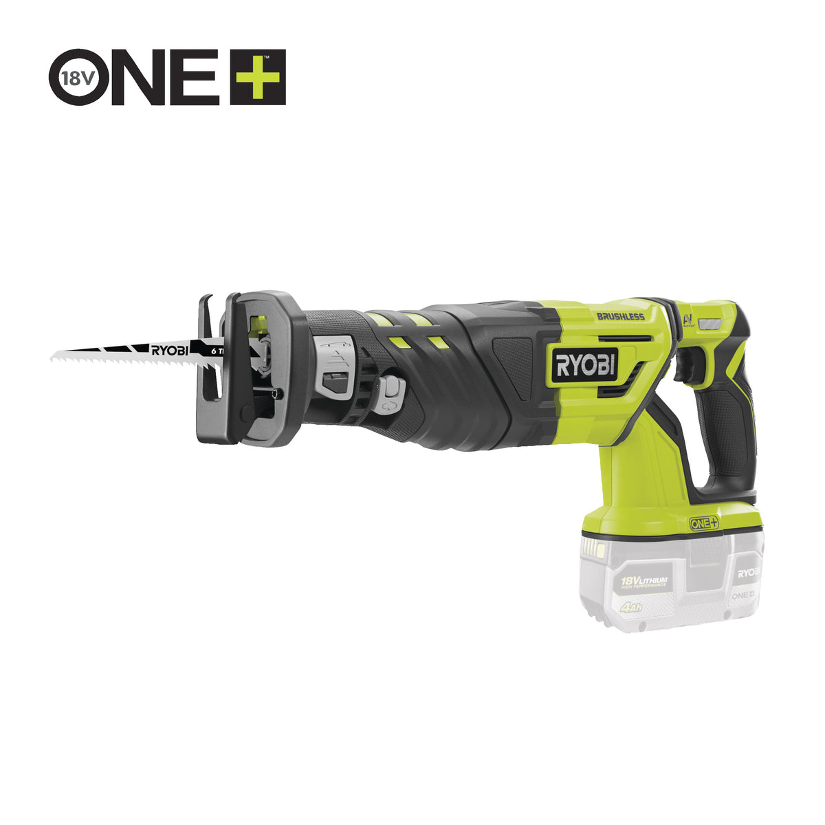 Fierăstrău sabie 18V ONE+™, motor fără perii Ryobi R18RS7-0, cod 5133003809