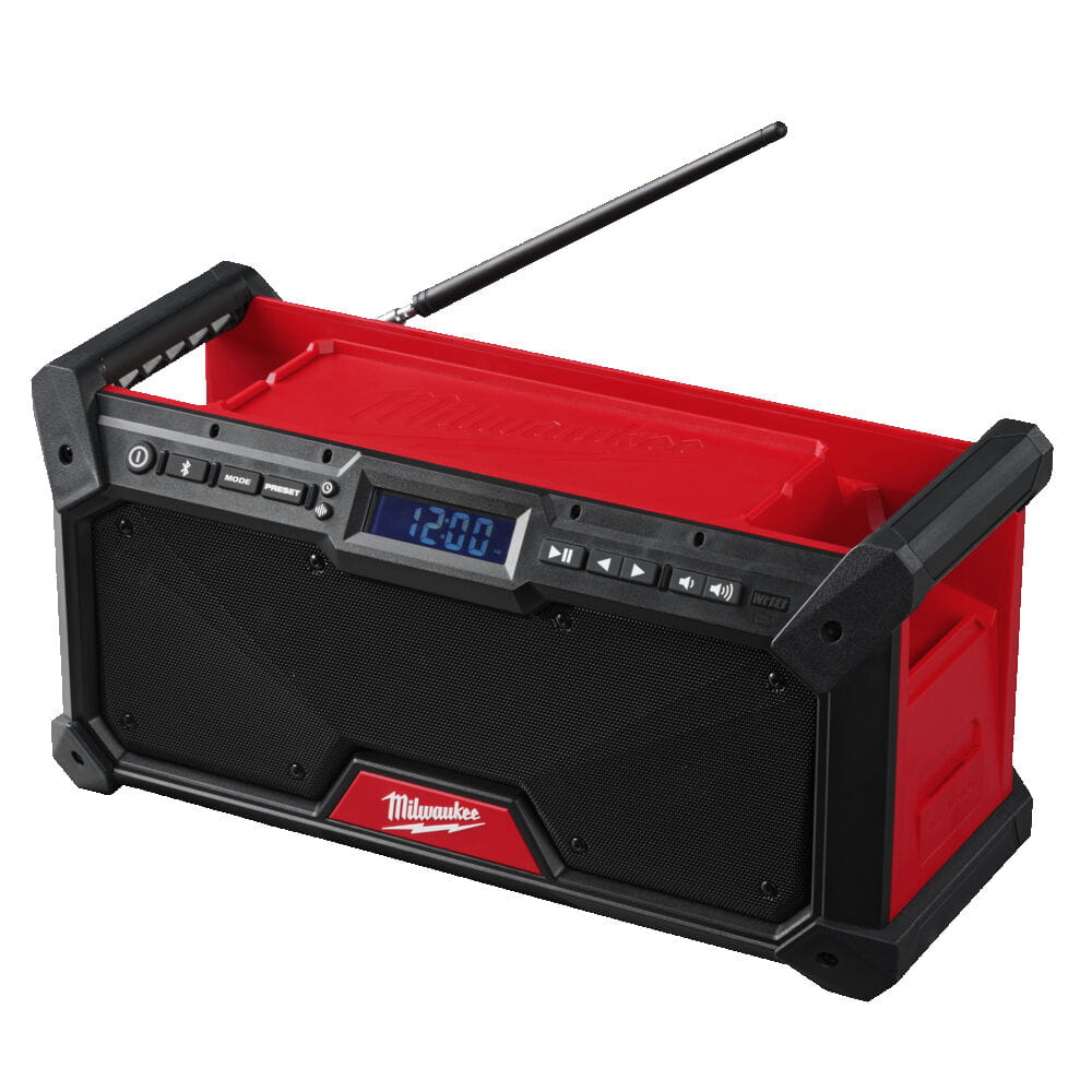 Radio pentru șantier cu Bluetooth® DAB+ M18™ Milwaukee M18 RADDAB+G2-0, fără acumulator, fără încărcător, fără cutie, cod 4933492344