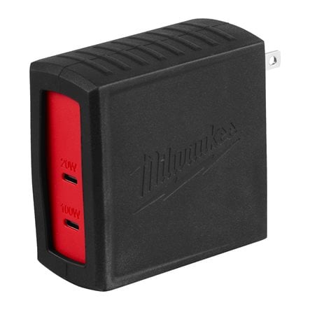 Adaptor de perete USB-C 100W Milwaukee TC-USBC100, cod 4932500226
