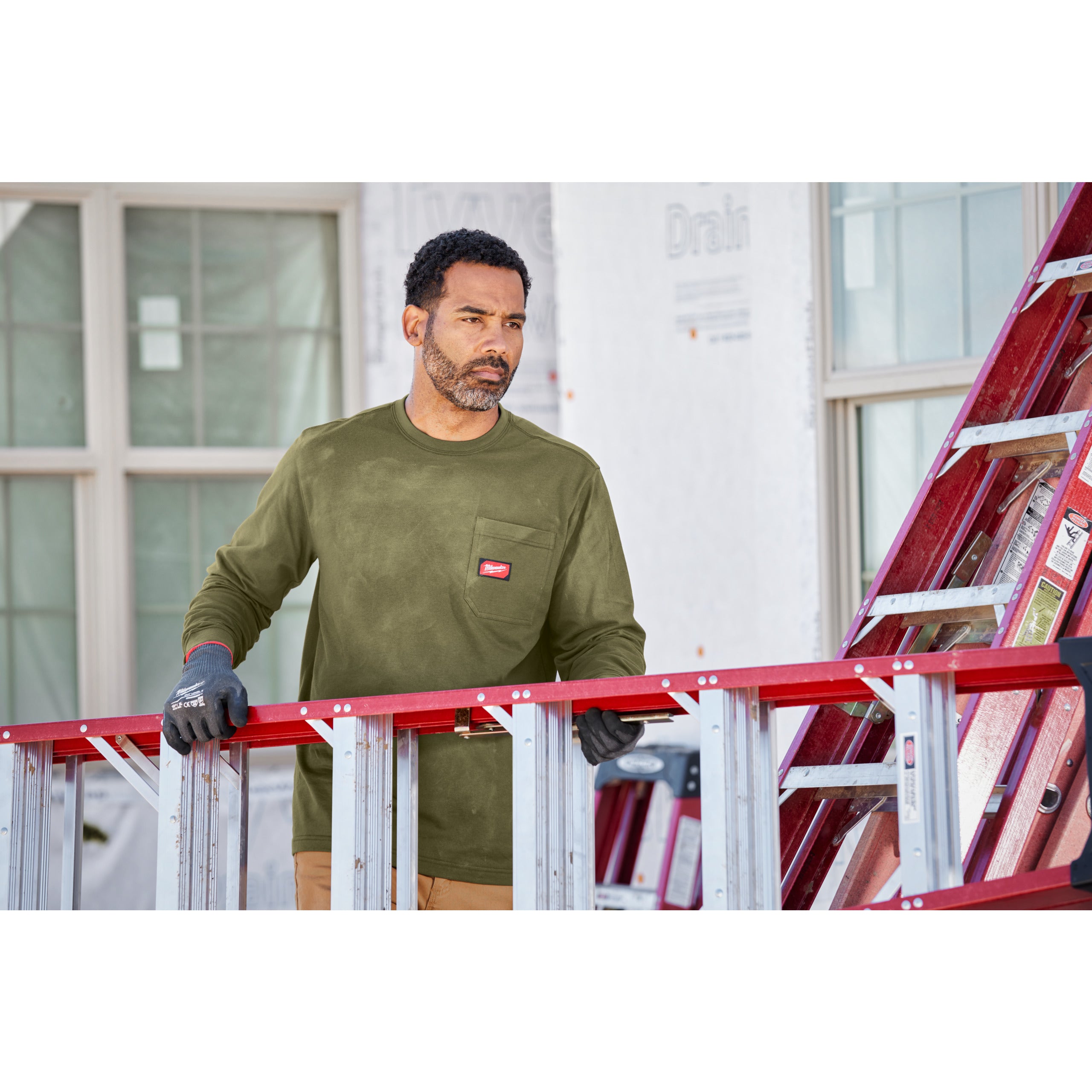 Bluză lucru Milwaukee WT LS GN L, cod 4932493050
