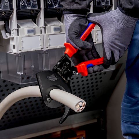 Foarfecă pentru cabluri Knipex (principiul clichetului), cod 9531280