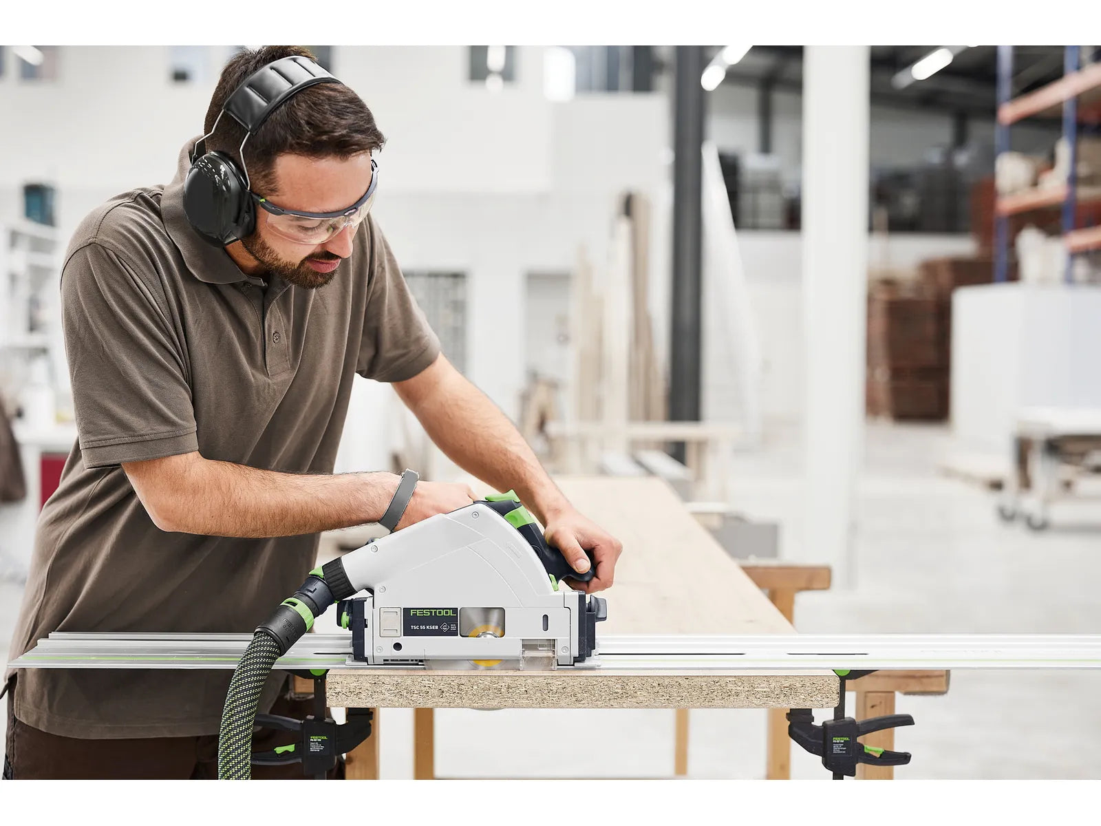 Fierăstrău circular cu acumulator Festool TSC 55 KSEB