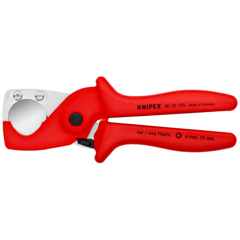 Cutter pentru furtun și tub de protecție KNIPEX PlastiCut® 185 mm, cod 9020185