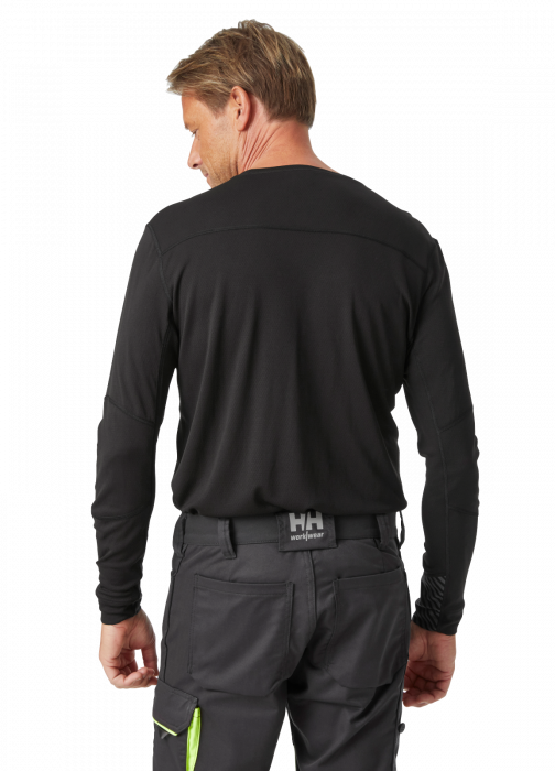 Bluză Helly Hansen Lifa Active Base Layer Crewneck, neagră