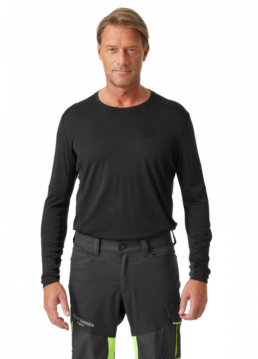 Bluză Helly Hansen Lifa Active Base Layer Crewneck, neagră