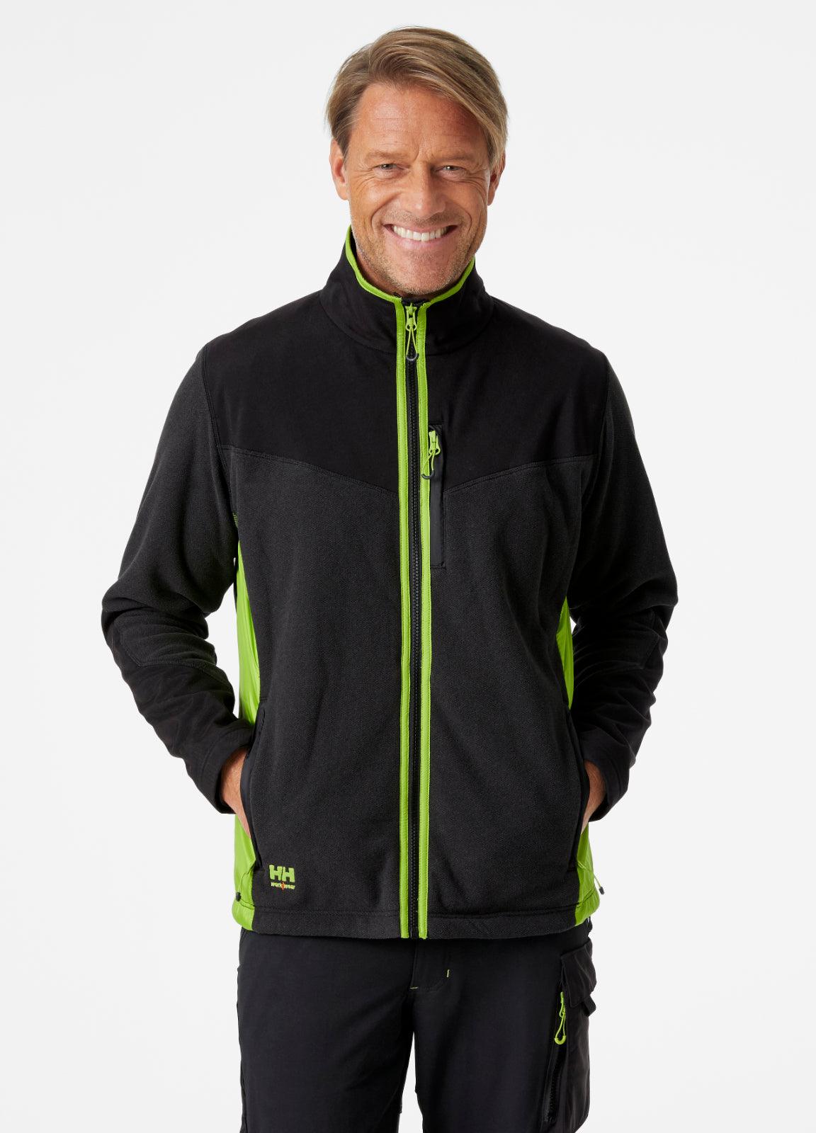 Bluză Helly Hansen Magni Fleece, negru lime