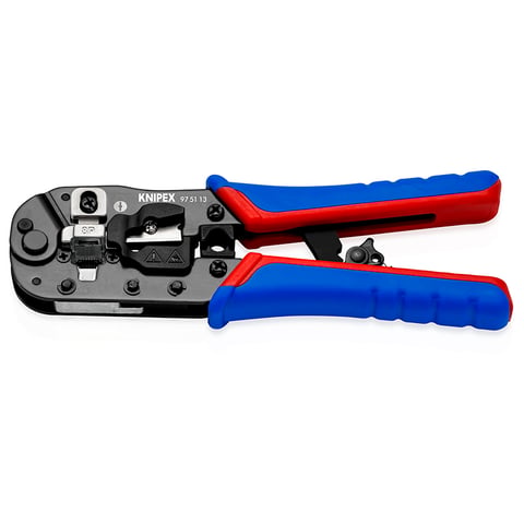 Clești de crimpare pentru mufe RJ45 Western KNIPEX 975113