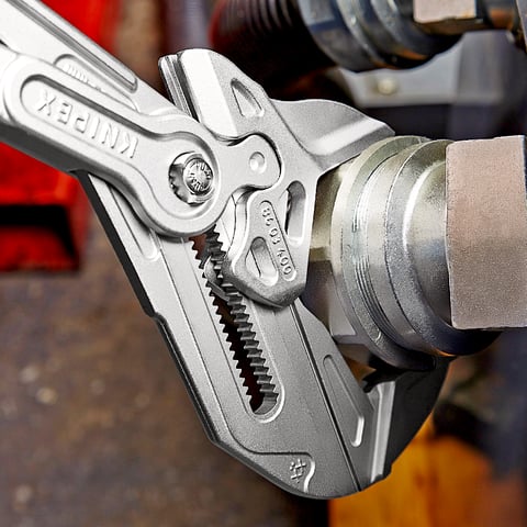 Clește-cheie XL reglabil KNIPEX pentru țevi și pompe de apă, 400mm, cod 8603400